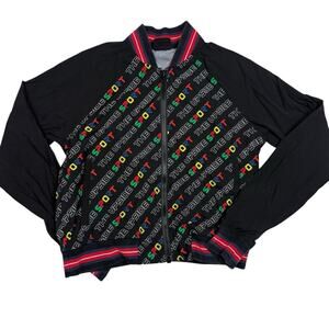 The Upside Striped Jacket with Multicolor Accents